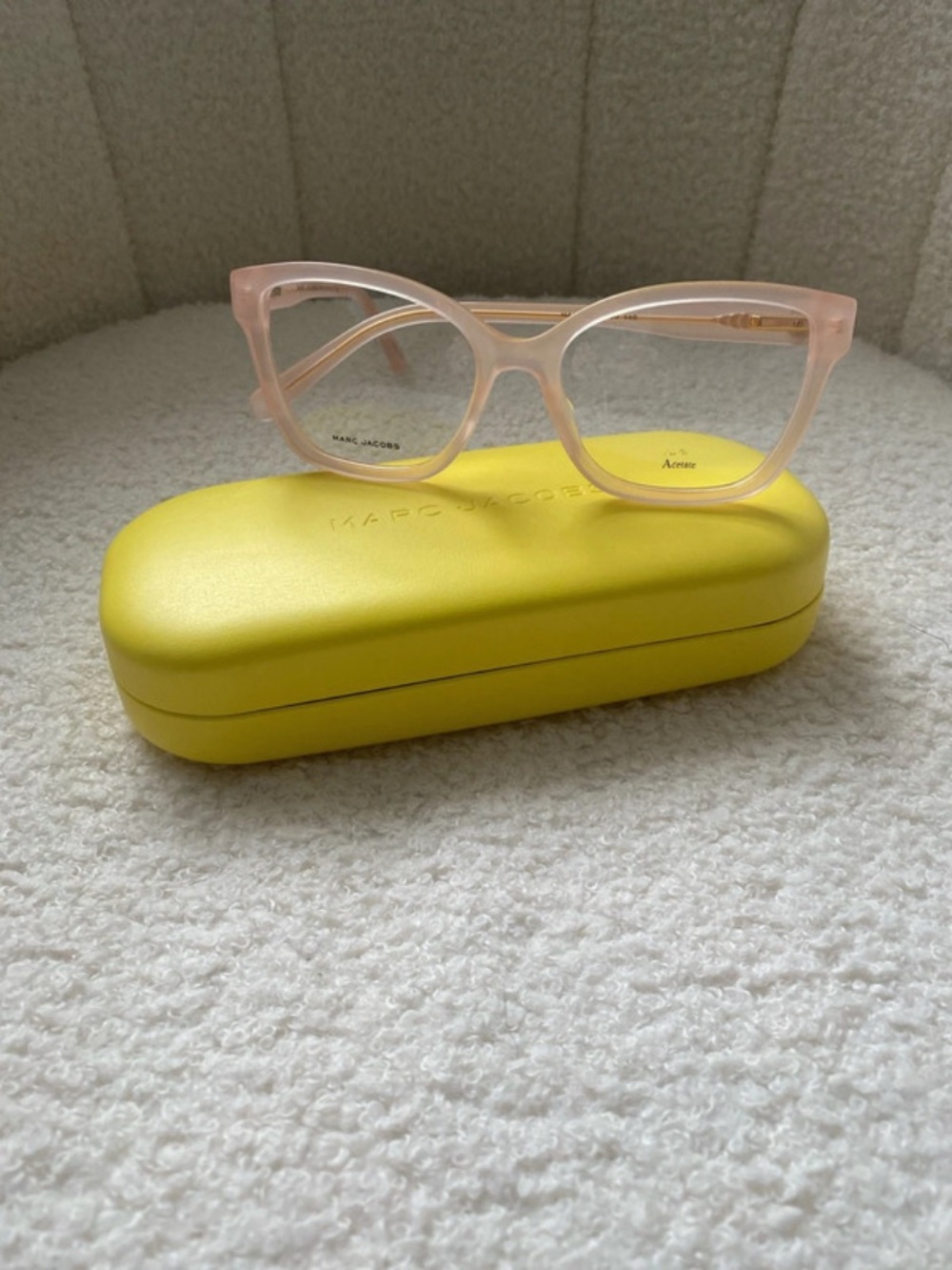 Marc Jacobs Pale Pink Cat-Eye Eyeglasses